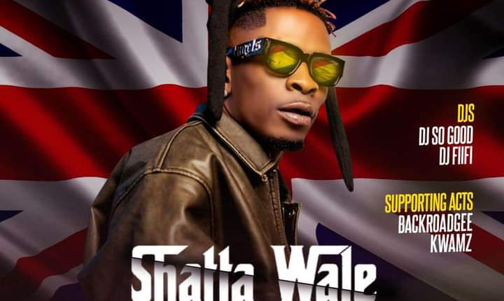 Shatta Wale Announces Concert In Wolverhampton