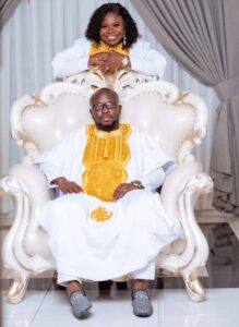 Patrick Mensah Nartey and his Wife